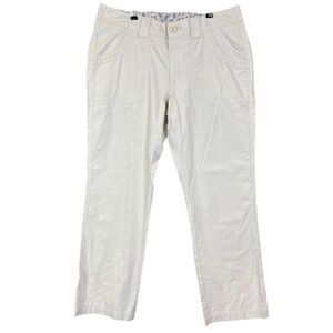 NWOT Carhartt WIP Jens Pant Putty Beige Khakis Chinos Trouser Women's Size 14